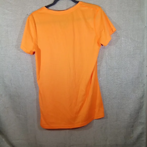 Nike Dri-Fit Neon Orange Tee Shirt! Size Large - Picture 5 of 5